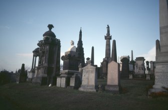 General view of Glasgow Necropolis.
