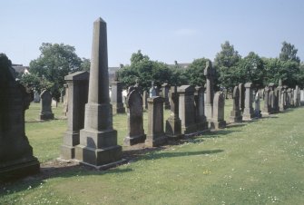 General view of New Kilpatrick Parish Church Burial Ground, Bearsden.