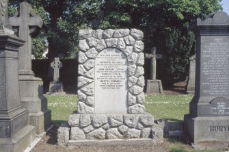 View of monument to William Gemmell and family, New Kilpatrick Parish Church Burial Ground, Bearsden.