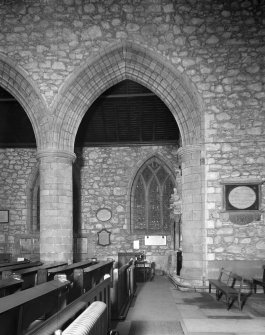 Aberdeen, Chanonry, St Machar's Cathedral, Interior.
General view of West arch of South nave arcade.