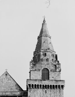 Aberdeen, Chanonry, St Machar's Cathedral.
Detail of South tower and spire.