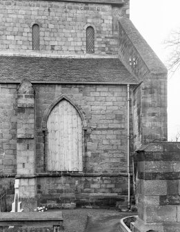 Aberdeen, Chanonry, St Machar's Cathedral.
General view of East window of South aisle, showing older lower part and later head.