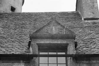 Detail of sample dormer on E wing (outside).