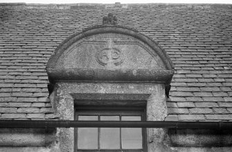 Detail of S most dormer but one on West wing.