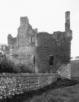 Glenbuchat Castle. View from NE.