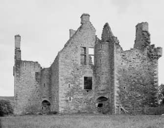 Glenbuchat Castle. View from SW.