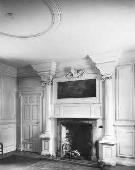 Interior.
View of bedroom chimney piece, first floor of wing.