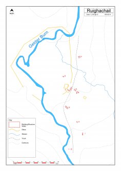 Scale map of Ruighachail