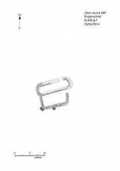Scale drawing of building F