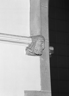 Interior.
Detail of carved head.