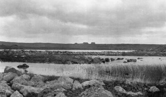 Benbecula, Dun Buidhe, general view.