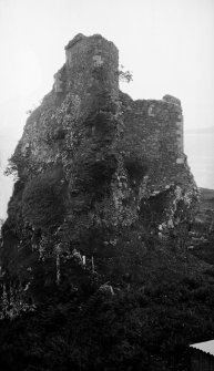 Brochel Castle, Raasay. From north west.