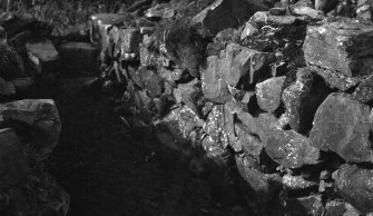 Dun Colbost, Skye. Detail of wall.