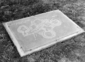 Detail of illustrative plan at site, Skara Brae.