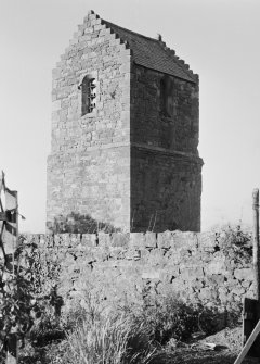 General view of Stenton church tower.