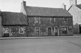 General view of 47, 49 and 51 High Street, East Linton, from E.