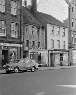 General view of 86, 88, 90, 92 High Street, Dunbar, from S.