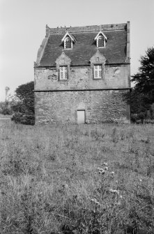 View of entrance elevation to Johnstounburn House dovecot.