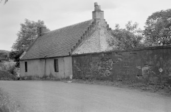 View of cottage from north east, 7 Manse Road, Carmunnock, Glasgow.