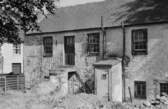 View of 8 and 10 Busby Road, Carmunnock, Glasgow from north west.