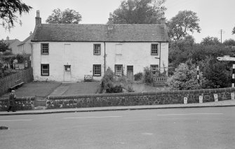 View of 8 and 10 Busby Road, Carmunnock, Glasgow from south east.
