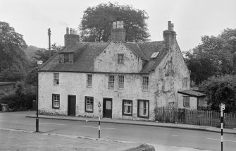 View of Begg's House, 8-8A Kirk Road, Carmunnock, Glasgow from east.