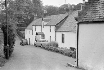 General view of 26-34 Kirk Road, Carmunnock, Glasgow from north east.