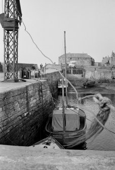 View of Cockenzie harbour from SW.