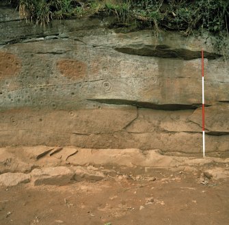 Ballochmyle. Detail of the north-east panel.