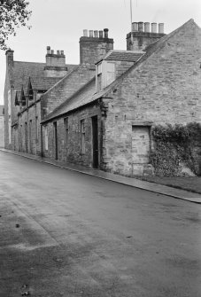 View from south east of 1-7 Davidson's Lane, Thurso, just showing gable end of 32 Sinclair Street.