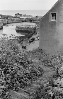 General view of path at St Abbs Harbour.