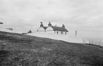 General view of lightkeeper's cottage, St Abb's Head Lighthouse.