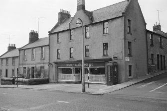 View from east of 7-11 High Street, Coldstream, including the Castle Guest House