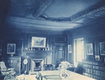 Edinburgh, Old Saughton Hall.
View of dining room, interior.