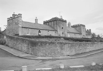 View of 1, 2 and 3 Dovecote, Coldstream from west