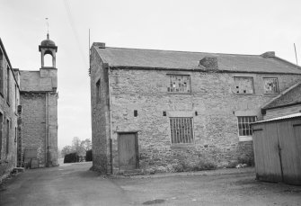 View of Bibby Animal Feeds, Bookie Lane, Coldstream, from north