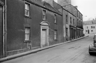 View of 13 and 15 Castle Street, Duns, from north