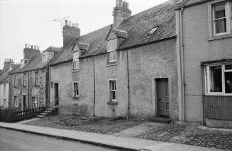 View of 47 and 49 Castle Street, Duns, from north east