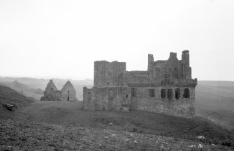 View of Crichton Castle from N