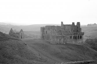 View of Crichton Castle from NE