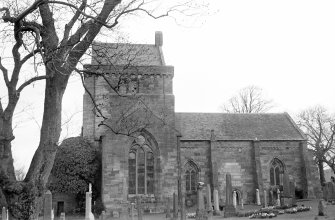 View of Crichton Parish Church from S