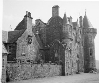 General view of Dunans Castle

