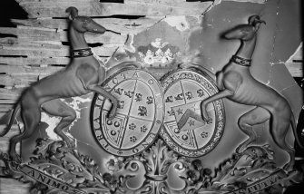 Detail of armorial at Gordon Castle