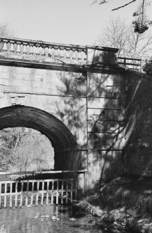 Marchmont House, bridge. Detail of arch.