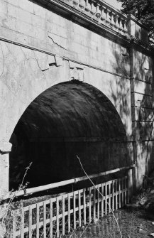 Marchmont House, bridge. Detail of archway.