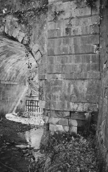 Marchmont House, bridge. Detail of stonework.