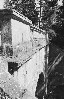 Marchmont House, bridge. Detail of stonework.