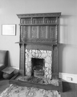 Interior.
Public bar, billiard room, view of fireplace.