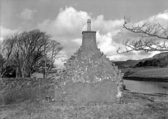 Skye, Dunvegan Castle, Laundry.
General view of South gable.