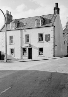 View from south east of Horn Inn, 2 Newtown Street, Duns